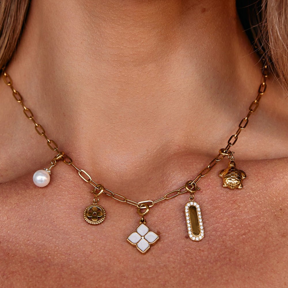 Golden Turtle Charm