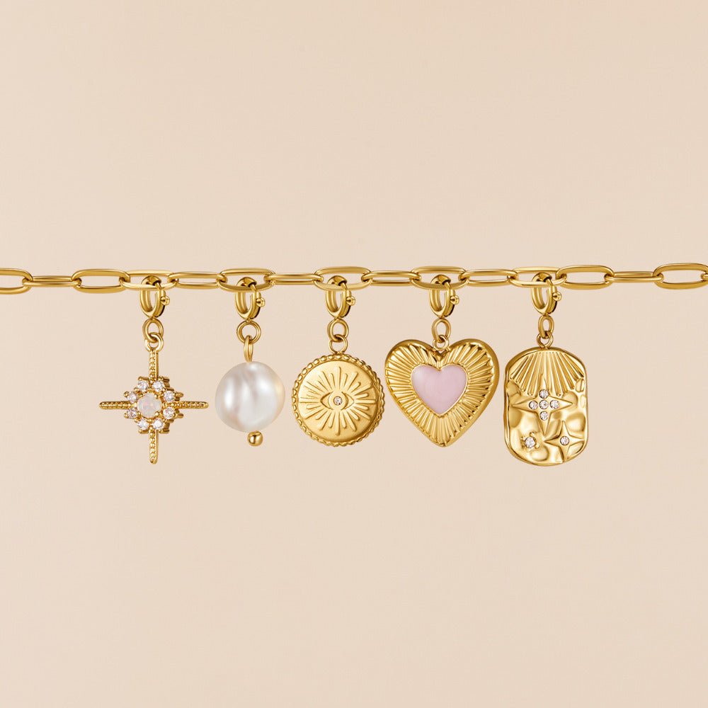 'The Truth' Gold Eye Coin Charm